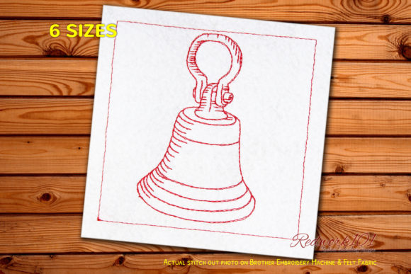 Brass Hanging Bell Redwork: A Versatile Design