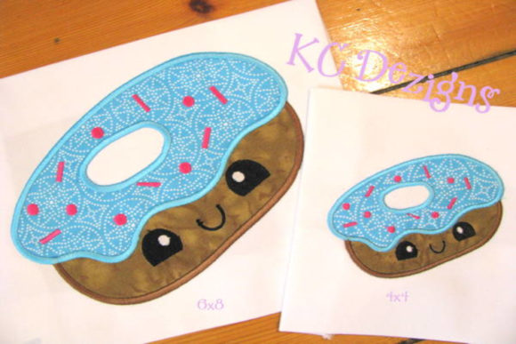 Cheat Day Donut Applique: A Sweet Embroidery Delight