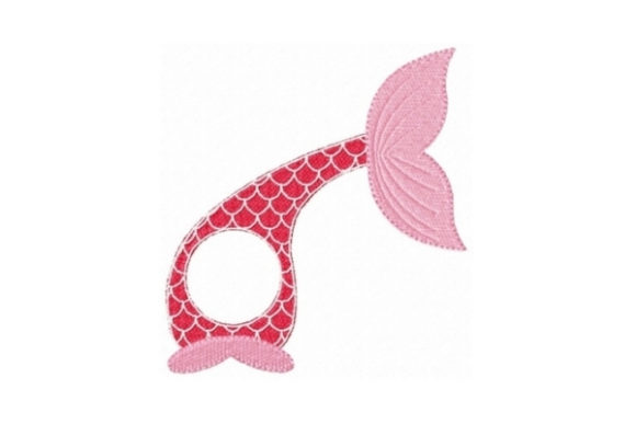 Mermaid Tail Monogram: A Joyful Design for Merch