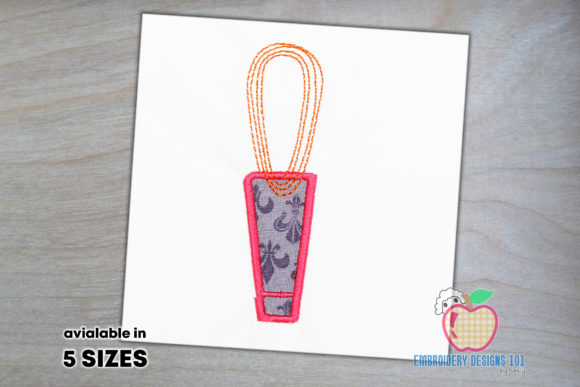 Review: Kitchen Tool Whisk Applique Pattern