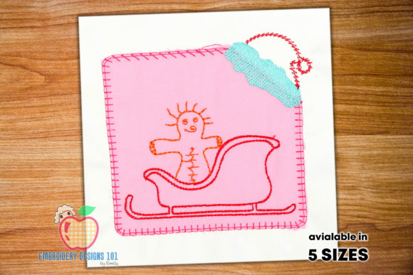Review of Sleigh Made for the Christmas Applique