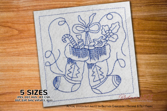 Two Stockings: A Charming Addition for Boutique Sweatshirts